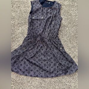Elegant Gray Designer Dress